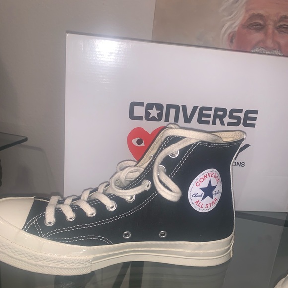 Authentic High Top COMME des GARCONS Converse - Picture 5 of 7